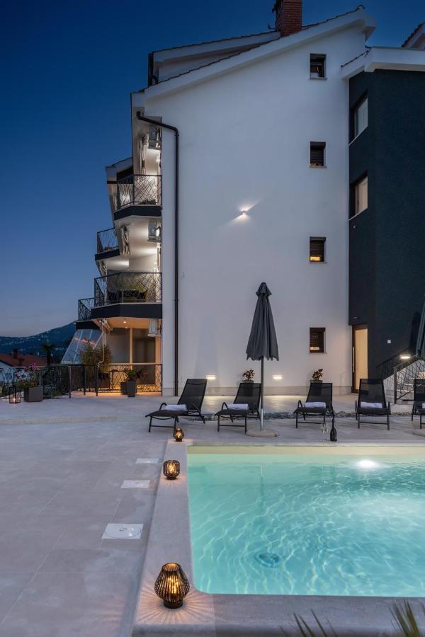 Villa Adriatic, Apartment Enio With Swimming Pool, Panoramic Sew View, Free Parking Ičići Εξωτερικό φωτογραφία
