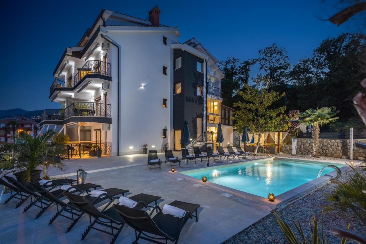 Villa Adriatic, Apartment Enio With Swimming Pool, Panoramic Sew View, Free Parking Ičići Εξωτερικό φωτογραφία