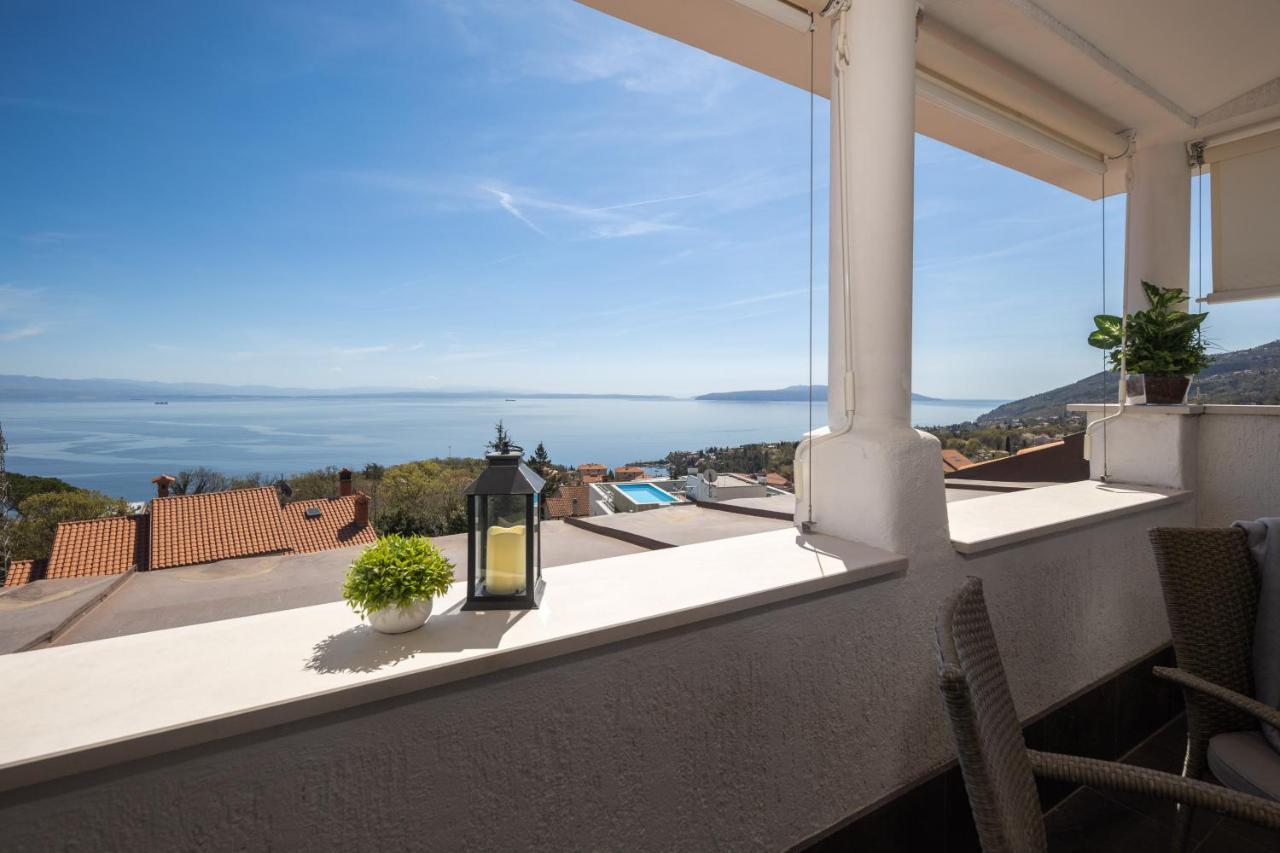 Villa Adriatic, Apartment Enio With Swimming Pool, Panoramic Sew View, Free Parking Ičići Εξωτερικό φωτογραφία
